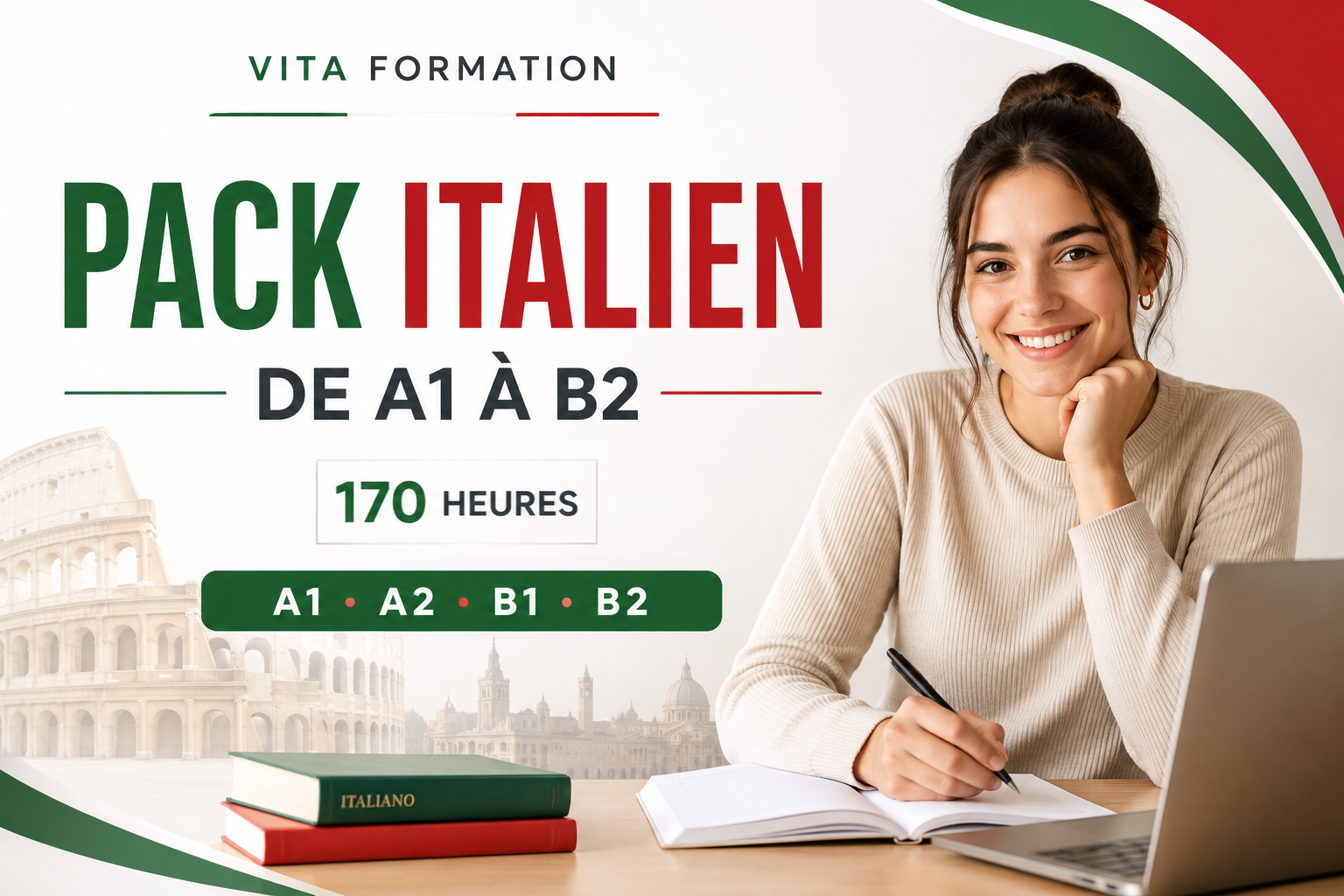 Pack Italien A1 à B2